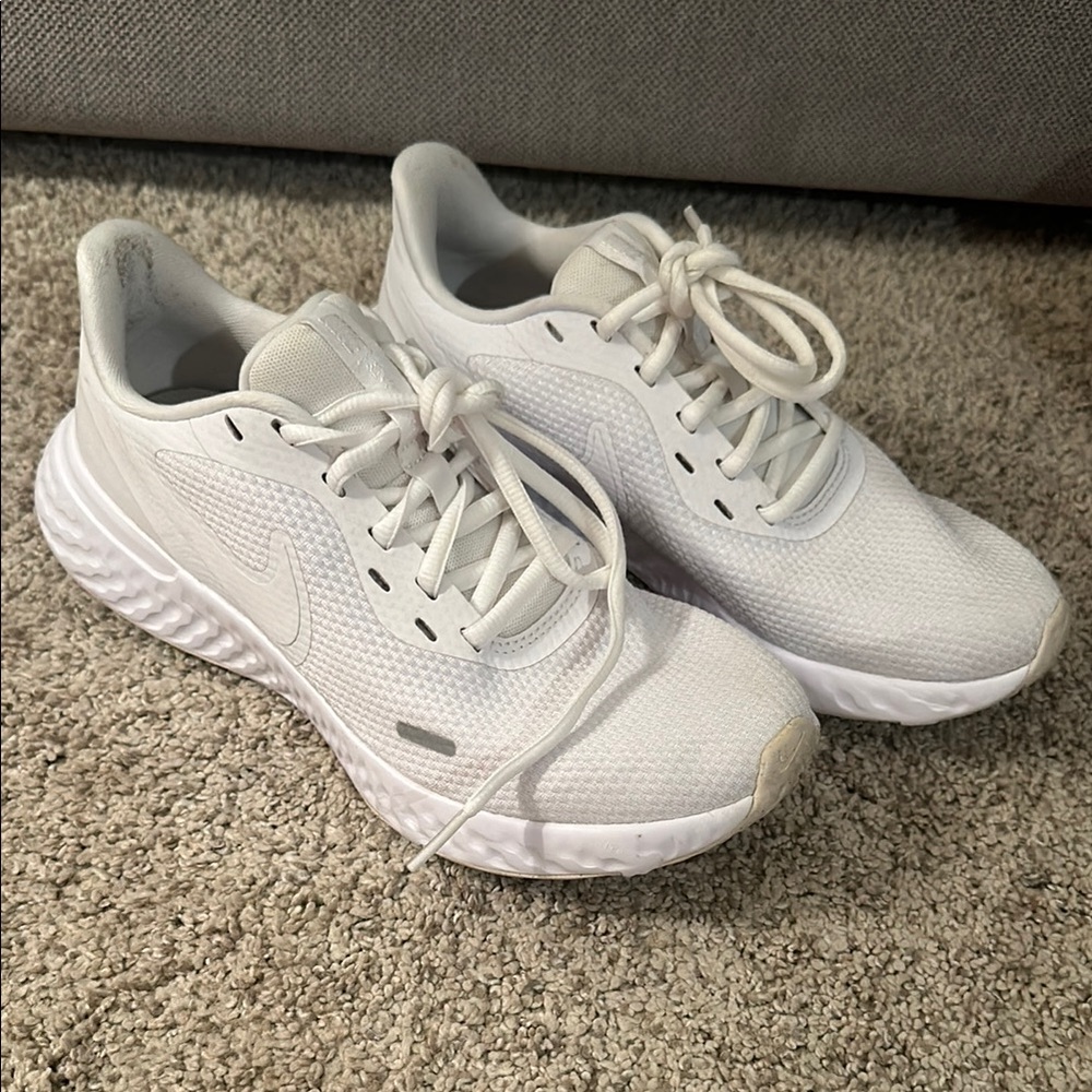 Nike White Running Shoes